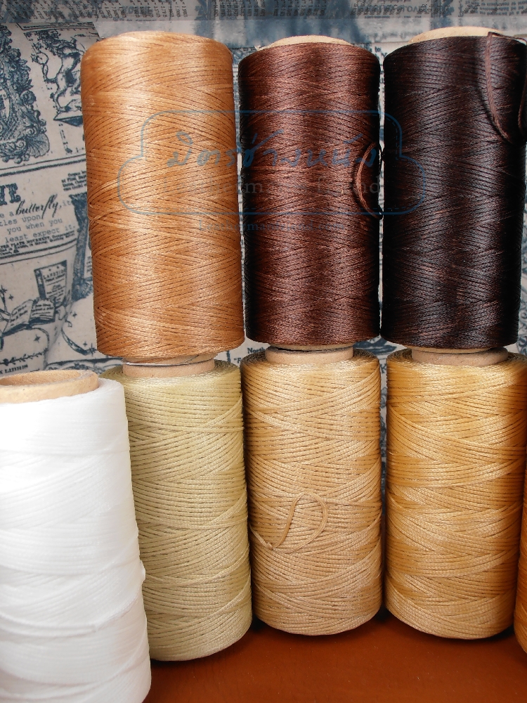 ด้ายเทียนนอก เบอร์ 210D ถักแบน กว้าง 1.1 มิล