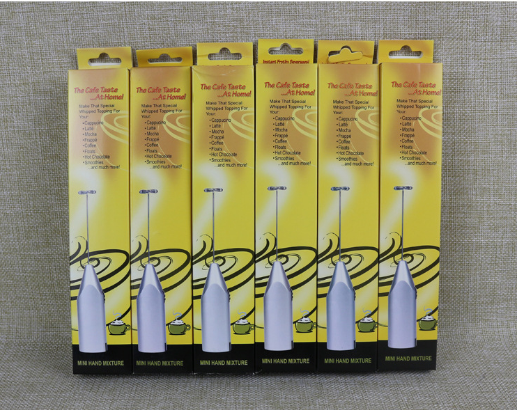 ที่ปั่นฟองนม พกพา ใช้ถ่าน AA 2 ก้อน สีดำ 1610-333 รหัส 1609