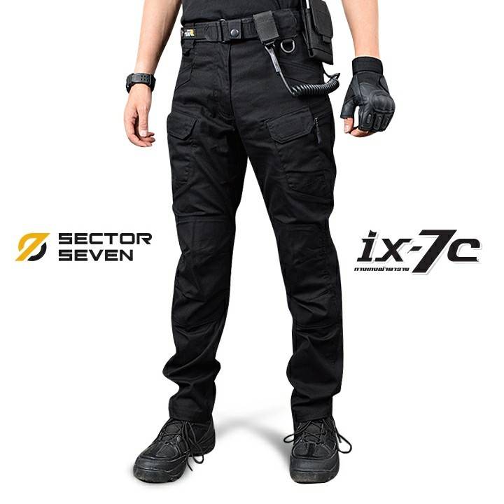กางเกง Sector Seven IX7C ดำ ผ้าเบา ยืด กันน้ำ (ของแท้) 4 สี