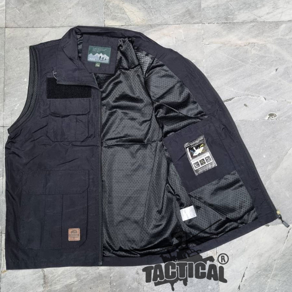 เสื้อกั๊กหน่วยงานราชการ กระเป๋าเยอะ ตีนตุ๊กแก (4 สี)