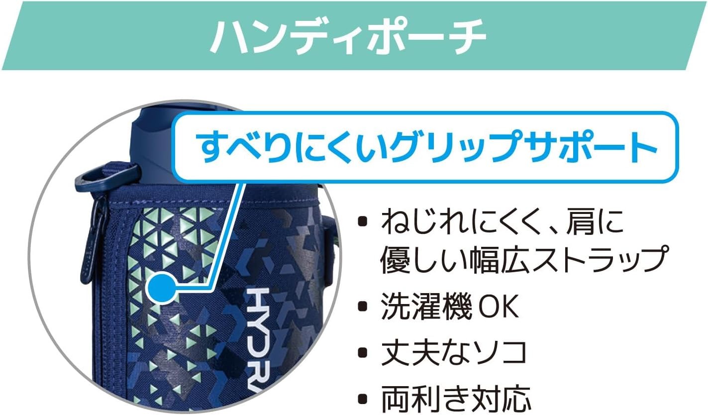 Thermos 1000ml FJS-1000F Hydration Cold Only สี Navy Mint (NVMT) เทอร์มอสกระติกน้ำกีฬาฉนวนสุญญากาศ เก็บความเย็นอย่างเดียว ขนาด 1ลิตร