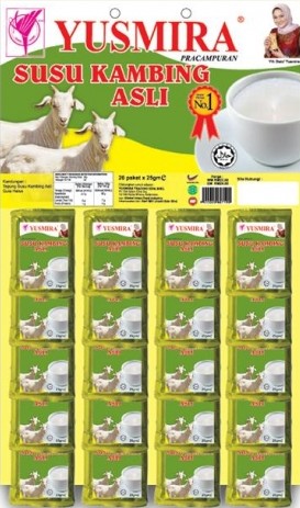 YUSMIRA นมแพะผงสำเร็จรูป