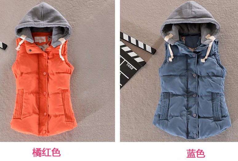 PreOrderคนอ้วน - เสื้อกั๊กกันหนาวแฟชั่น ไซส์ใหญ่ คนอ้วน ผ้าฝ้ายไม่หนามาก แขนกุด กระเป๋าข้าง สี : ฟ้า / เขียว / เหลือง / ไวน์แดง / แดง / ชมพู / กุหลาบแดง / ส้ม / ดำ / เบจ