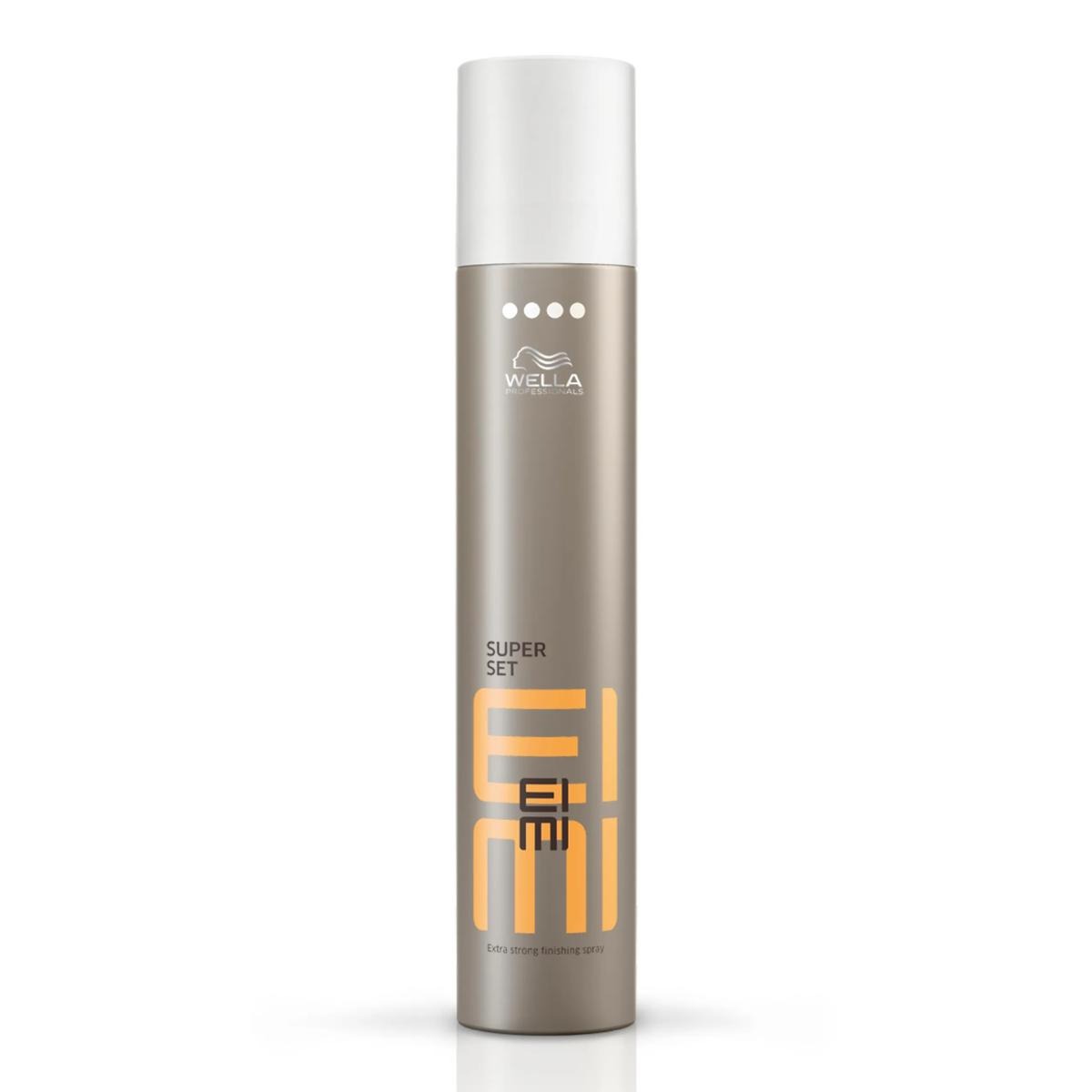 Wella EIMI Super Set Extra Strong Finishing Spray 300 ml เอ็กซ์ตร้าสตรอง ฟินิชชิ่งสเปรย์ ระดับความอยู่ทรงระดับ 4