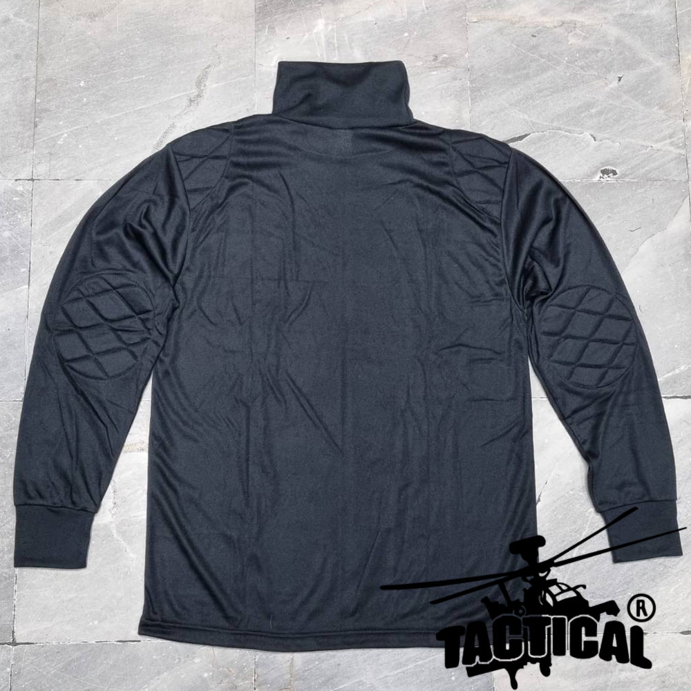 เสื้อยืดแขนยาวคอพัน ผ้า TC (ดำ เขียว กรมท่า)