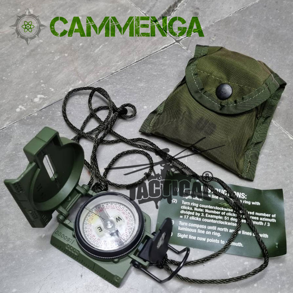 เข็มทิศ US. แท้ ของใหม่ (Phosphorescent Lensatic Compass 27)