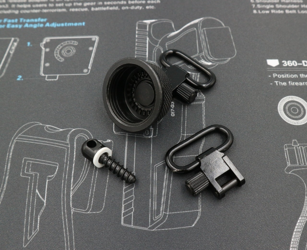 ฝาครอบหลอดต่อ + ชุดหูกระวิน Remington 870 (12GA/20GA)