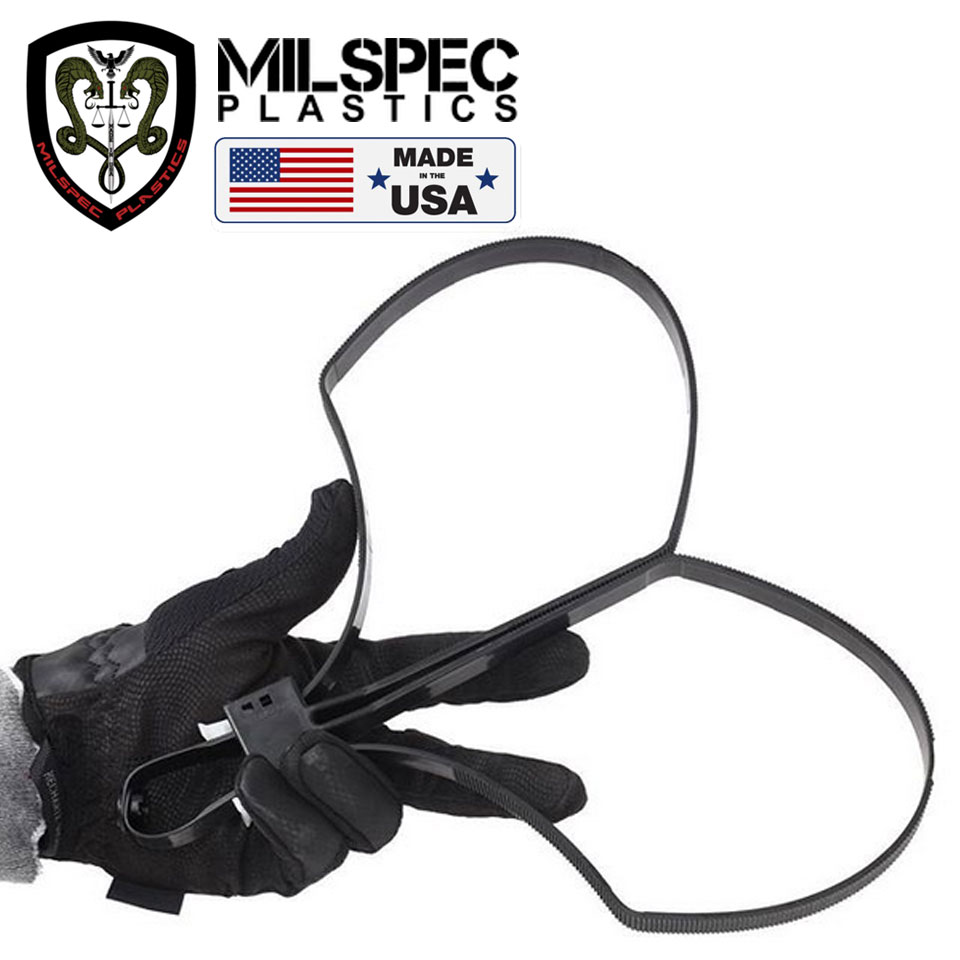 กุญแจมือสาย Cable Ties (MilSpec Plastics - Cobra Cuff) Made in USA
