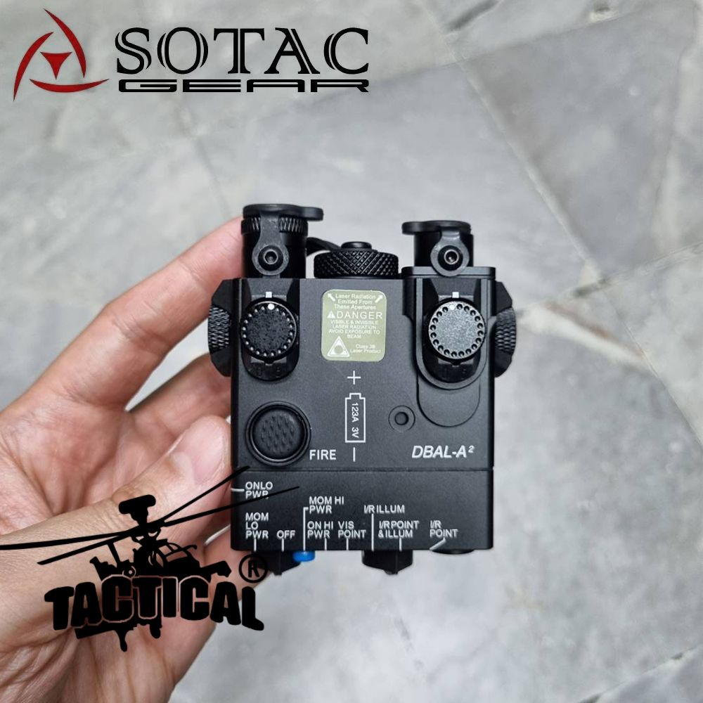 ไฟฉาย + Laser แดง IR DBAL-A2 บอดี้อลูมิเนียม ยี่ห้อ Sotac