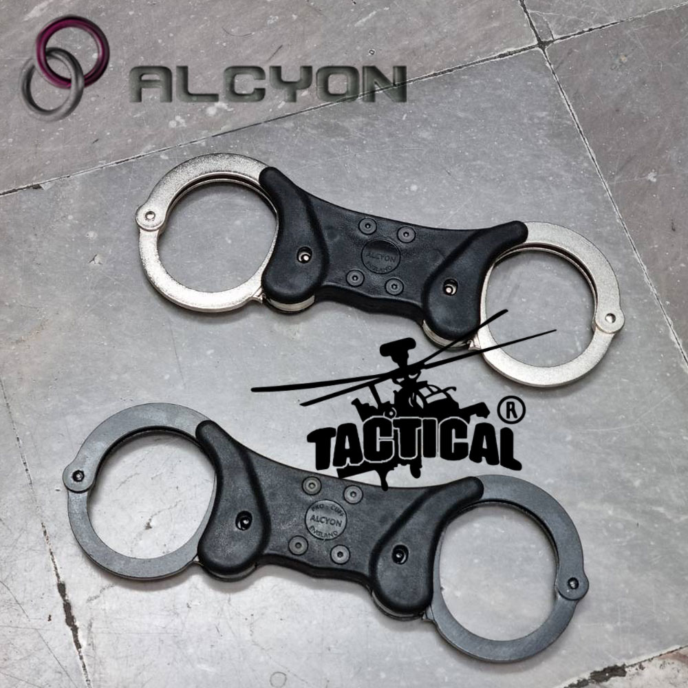 กุญแจมือแข็ง ยี่ห้อ Alcyon รุ่น Rigid (Made in Spain) มีซองผ้าขายแยก