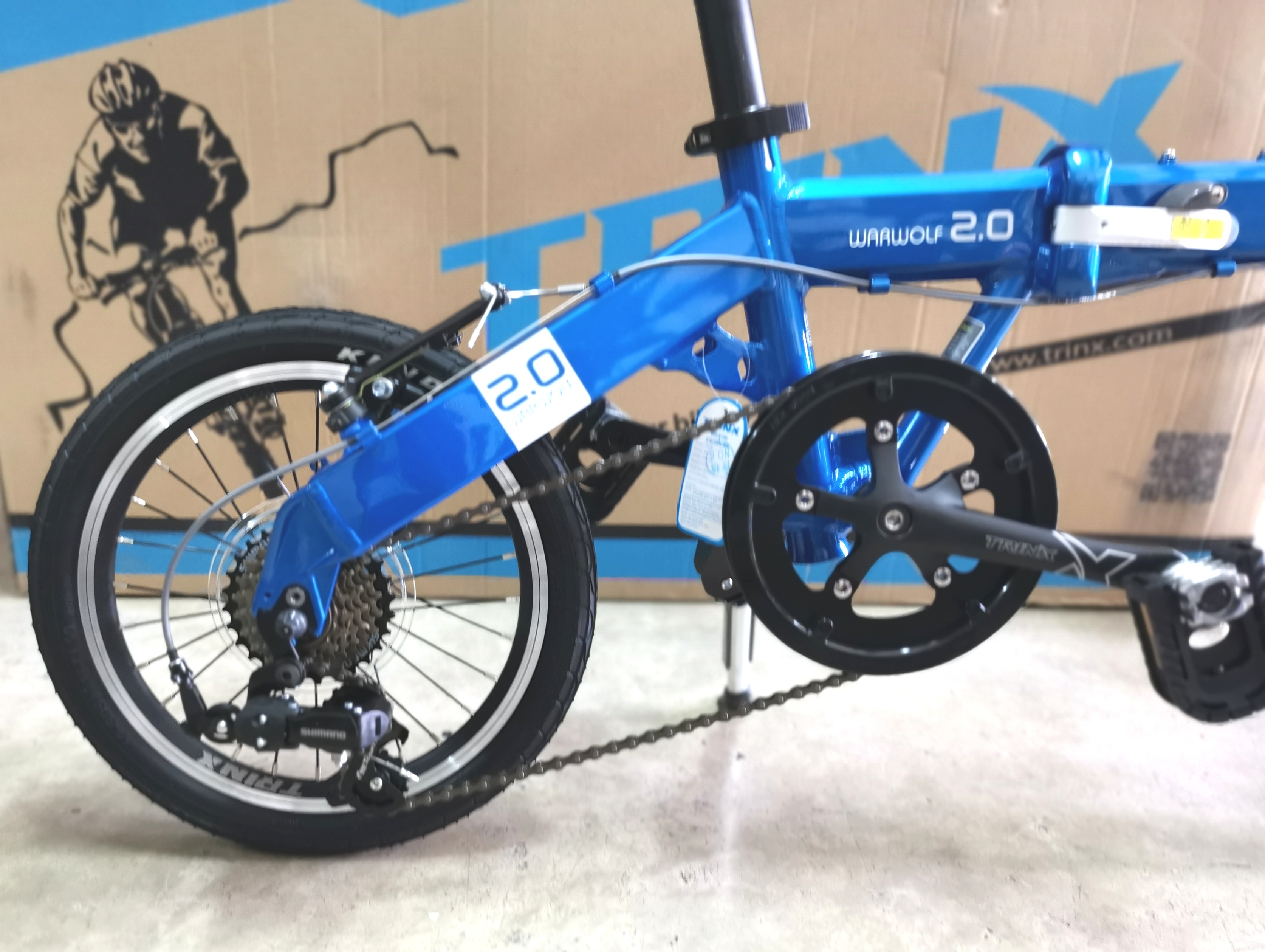 จักรยานพับได้ TRINX WARWOLF 2.0