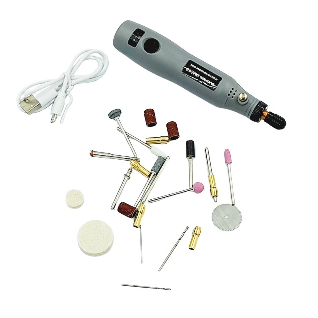 สว่านมือไฟฟ้าเจาะโมเดลพลาสติกชนิดพกพา ปรับความเร็วรอบ 15000 rpm รุ่น DM-240 รหัส 2674