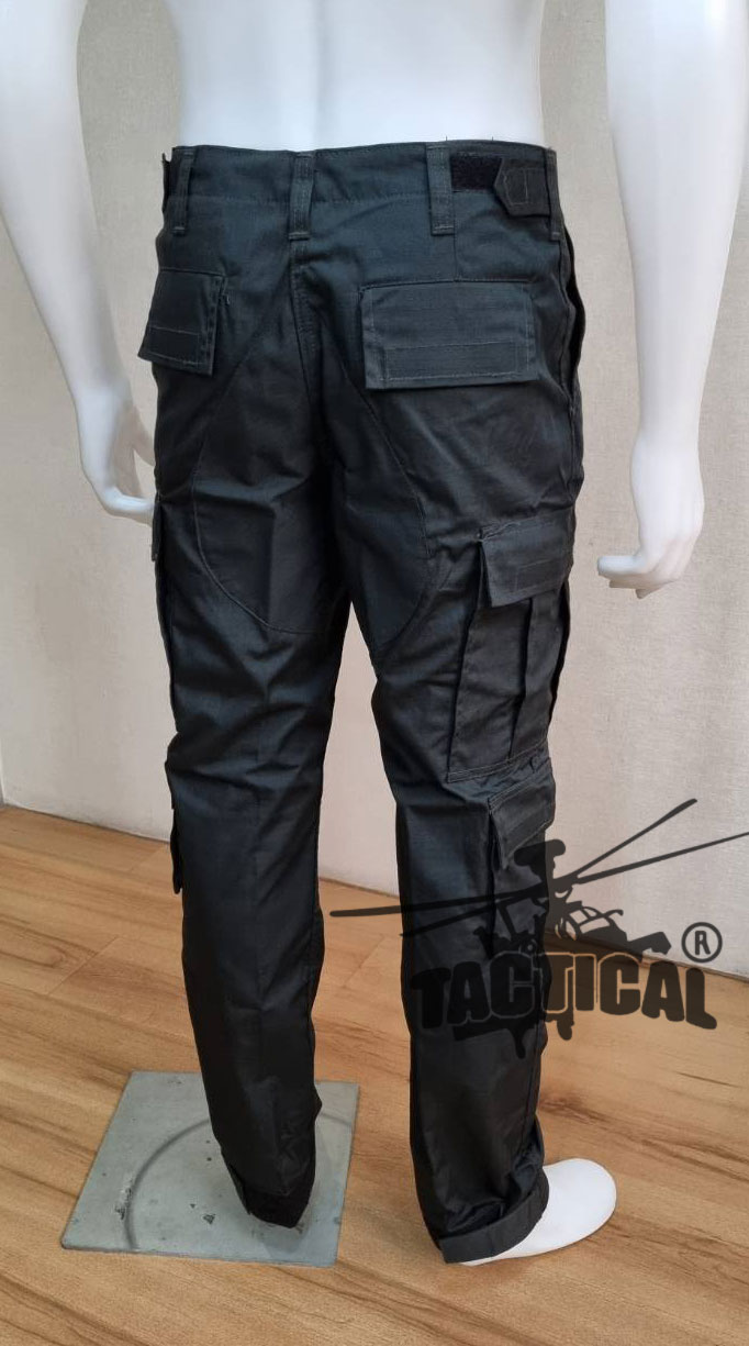 กางเกงเดี่ยว ACU(5) เขียวเข้ม ผ้ากันลม (มีตีนตุ๊กแกปลายขา)