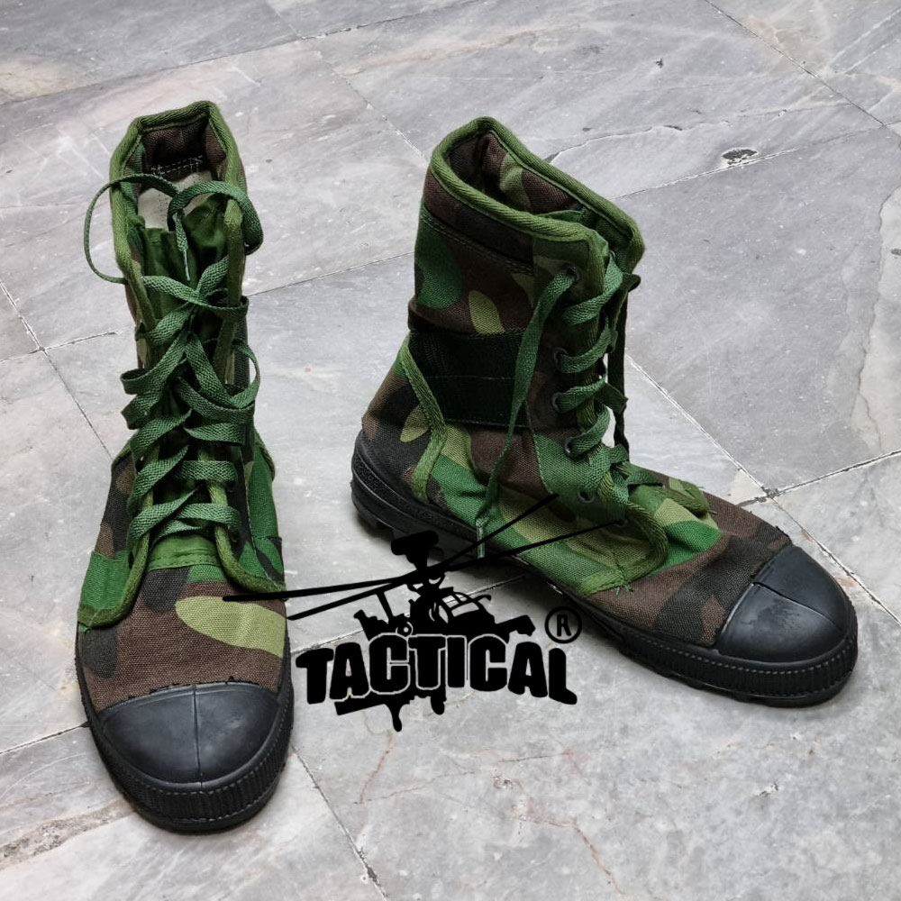 รองเท้าเดินป่า พรางทหาร