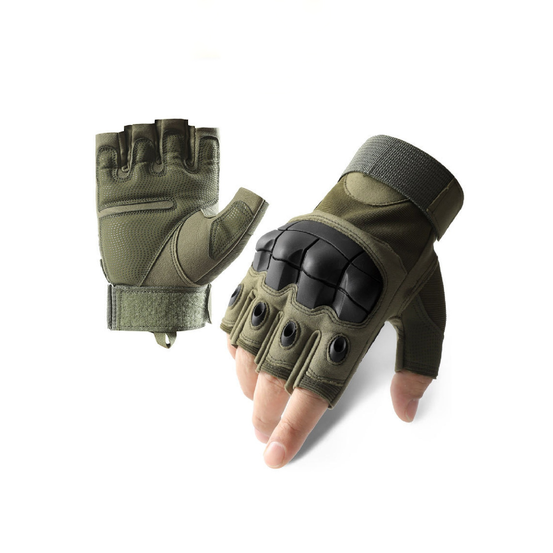 ถุงมือครึ่งนิ้ว OK สนับนิ่ม (3 สี)