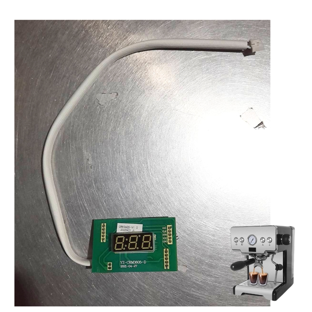 อะไหล่บอร์ดจอแสดงผล Display panel เครื่องชงกาแฟ Gemelai CRM3605 รหัส 2673