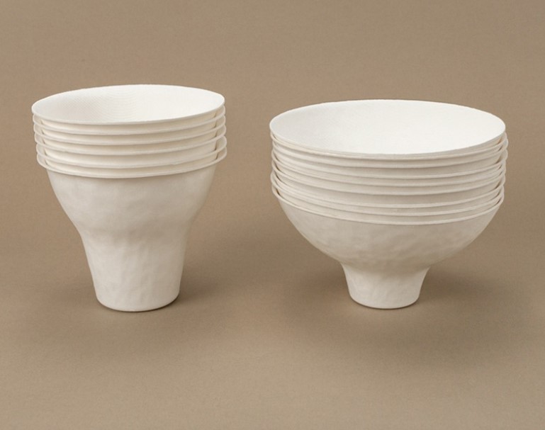 ถ้วยไอศครีม ของหวาน ขนาด 350 ml. ย่อยสลายได้ในธรรมชาติ (Biodegradable) แพ็ค 50 ชิ้น