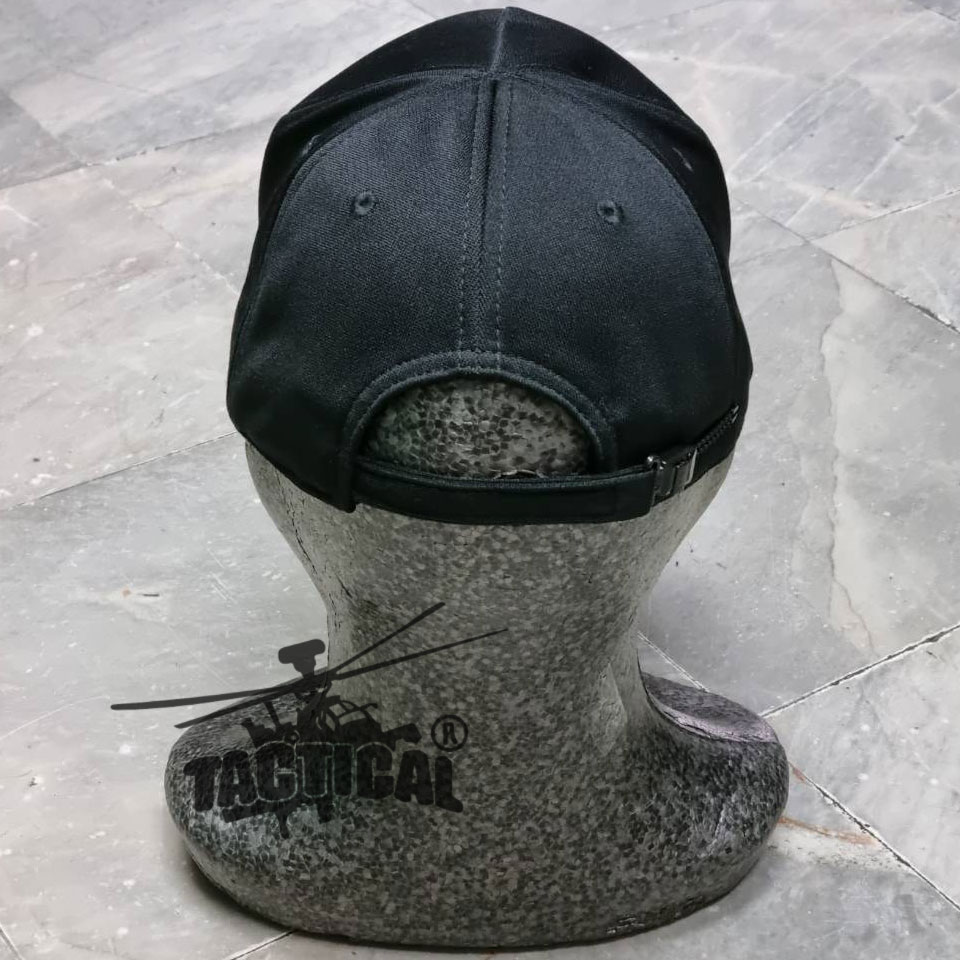 หมวกแก๊ป ซิปหลัง อปพร. ดำ เมตตากล้าหาญ 1 ช่อ / 2 ช่อ