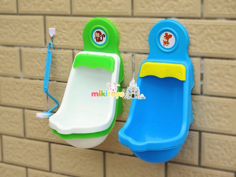 โถปัสสาวะเด็กชายแบบติดผนัง ++แถมแปรงล้างทำความสะอาด1ชิ้นต่อชุด**ฟรีค่าจัดส่ง