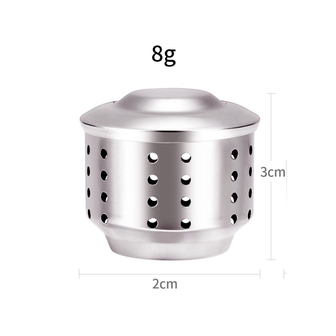 ทีครอบสแตนเลสกันน้ำกาแฟกระเด็น ถ้วยครอบท่อน้ำไหล กาต้มกาแฟมอคค่าพอท รหัส 2462