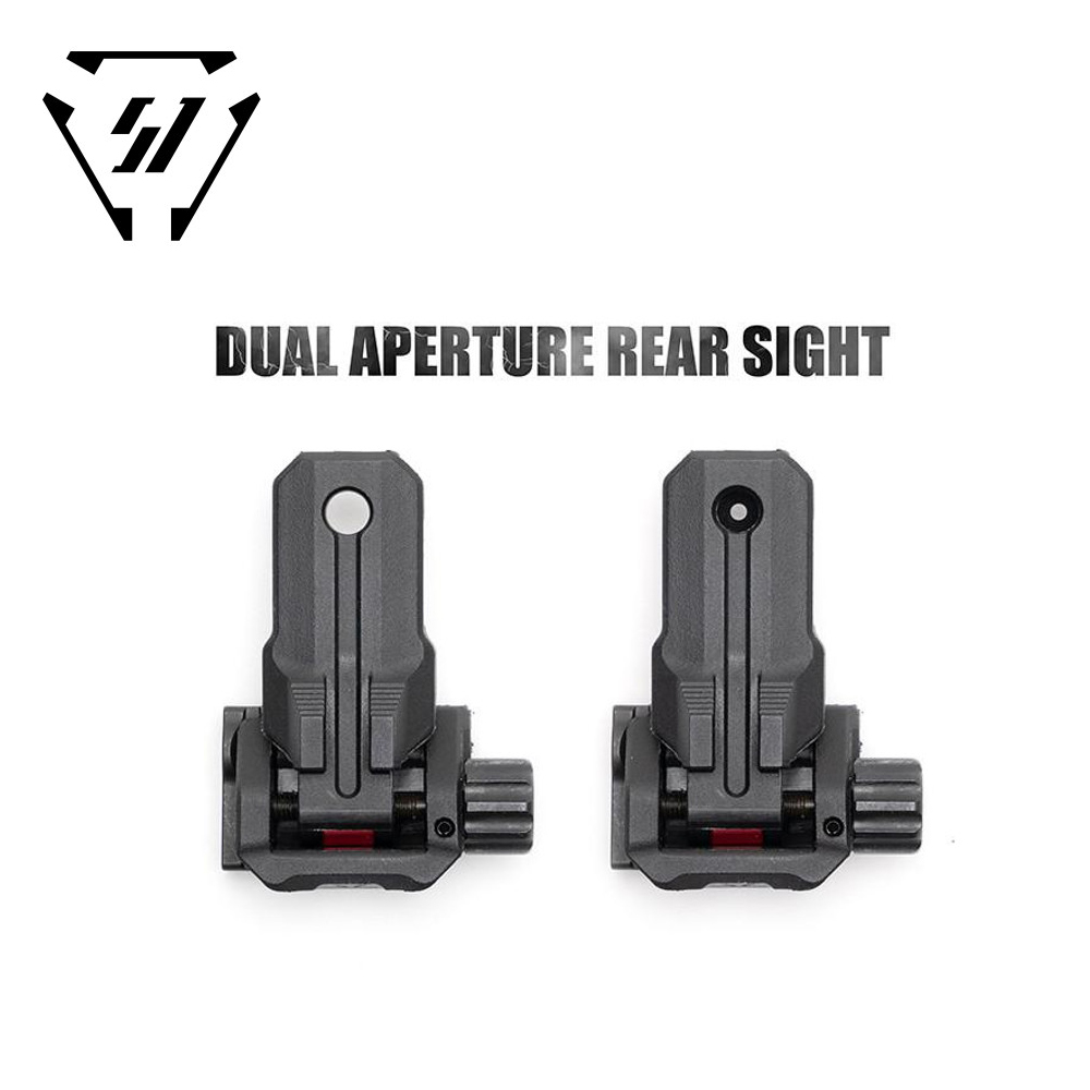ศูนย์หน้า-หลัง พับได้ ทรง Strike Polymer Backup Sights