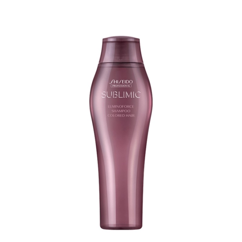 SHISEIDO SUBLIMIC Luminoforce Shampoo 250 ml แชมพูสำหรับผมทำสี พร้อมปกป้องเส้นผมทำสีจากการซีดจาง