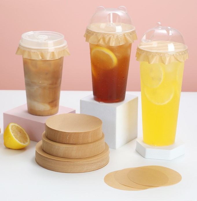 กระดาษไขปิดปากแก้ว กันหก