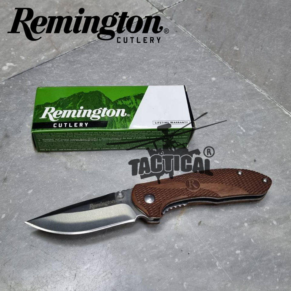 มีดพับ มีกริปเหน็บ ยี่ห้อ Remington R 40002-B ของแท้