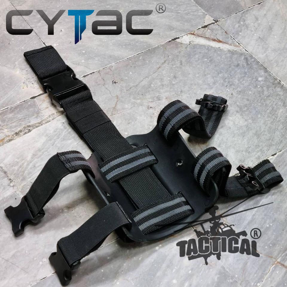 (ของแท้) เพลทติดกับซองปืน Cytac รัดขา