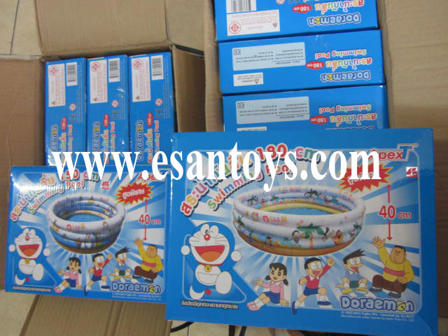 สระน้ำโดเรมอนพื้นบุลม 150+180cm