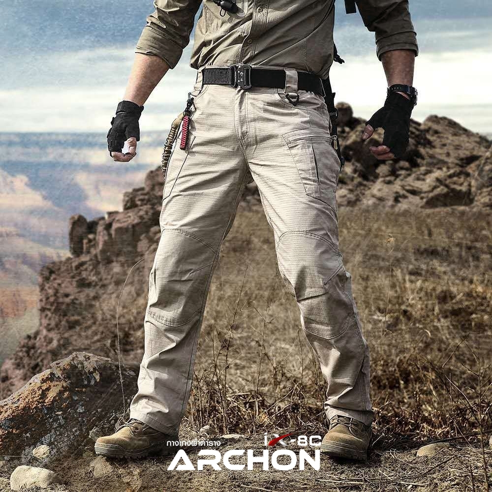 กางเกง Archon IX8C ผ้ายืด กันน้ำ (ดำ ทราย เขียว)