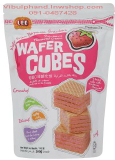 LEE: Wafer Cubes ขนมเวเฟอร์สอดไส้รูปลูกบาศก์