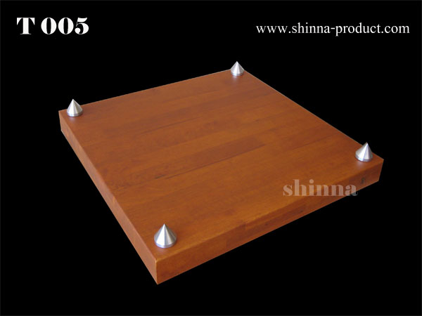 แท่นไม้วางเครื่องเสียง