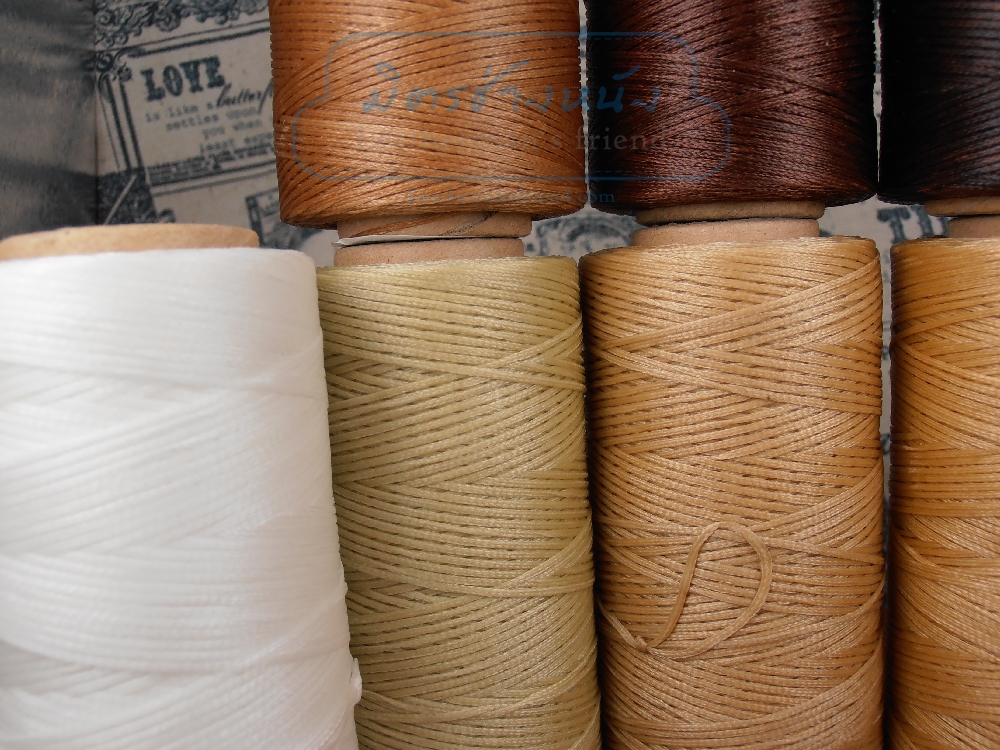 ด้ายเทียนนอก เบอร์ 210D ถักแบน กว้าง 1.1 มิล