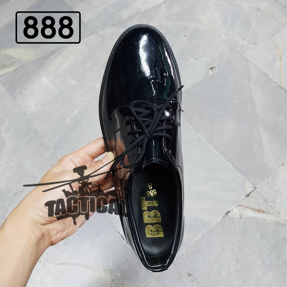 รองเท้าคัทชู ผูกเชือก หนังแก้ว 888