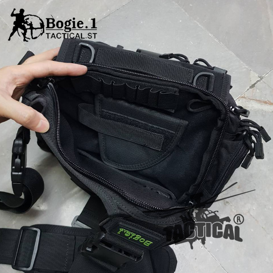 กระเป๋าปืนสะพายไหล่ สี่เหลี่ยมกลาง ผ้า Cordura