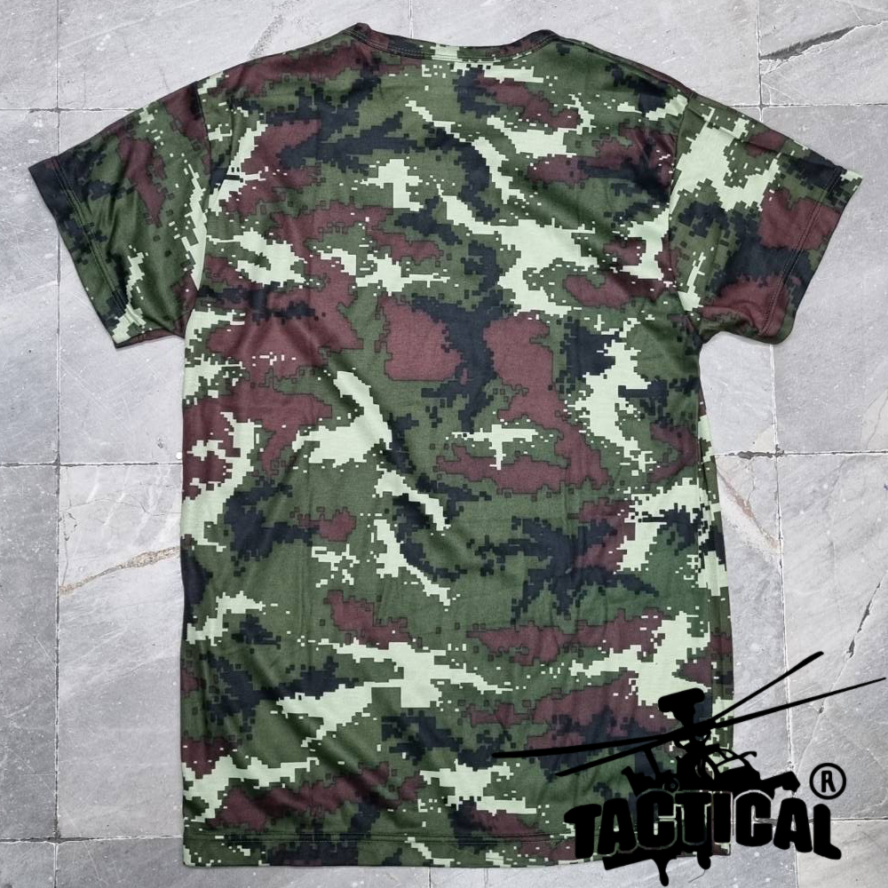 เสื้อยืดคอกลม แขนสั้น (ดต.อส พรางทรายอส. ดิจิตอลทบ. อื่นๆ)