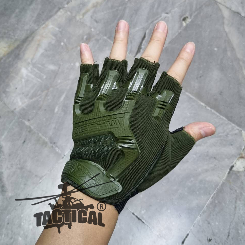 ถุงมือครึ่งนิ้ว Mechanix รุ่น M-Pact (บาง) Free Size