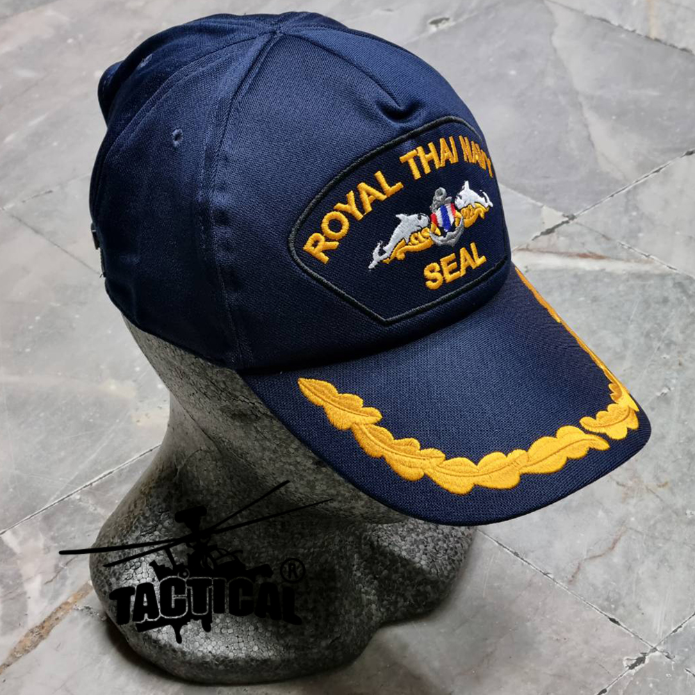 หมวกแก๊ปกรมท่า Royal Thai Navy มีช่อ