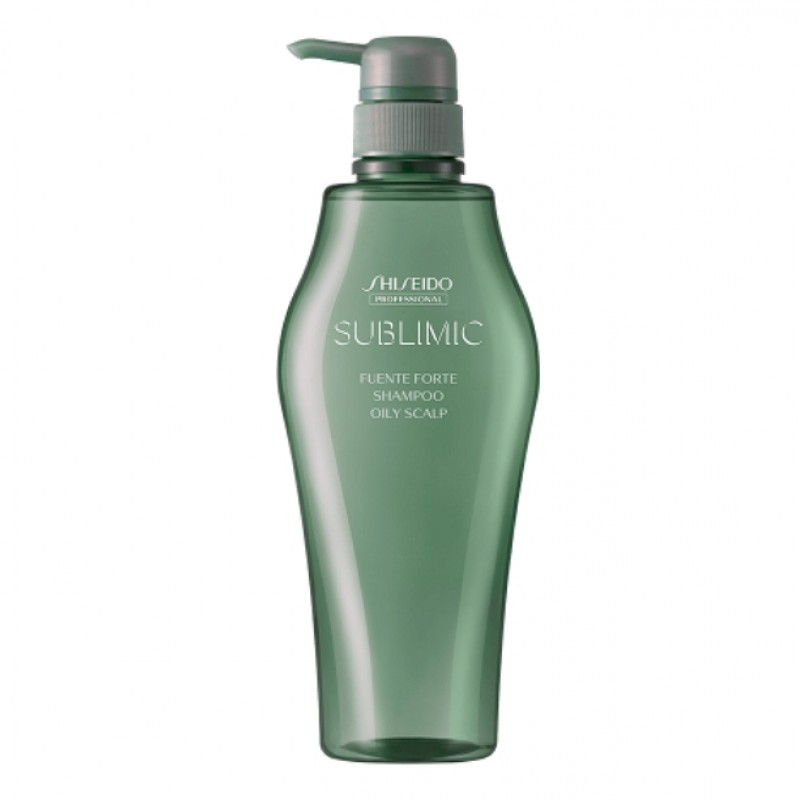 SHISEIDO SUBLIMIC Fuente Forte Shampoo Oily Scalp 500ml แชมพูขจัดไขมันส่วนเกินจากหนังศรีษะ สูตรเย็น เบาสบาย ลดกลิ่นเหม็นอับ