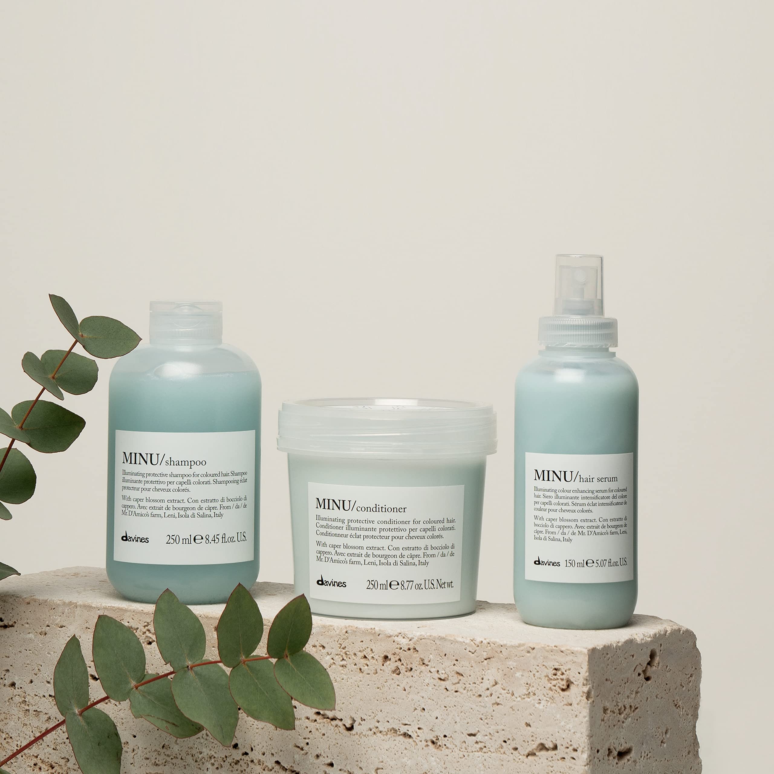 Davines minu hair serum ดาวินเนส มินู แฮร์ เซรั่ม เซรั่มบำรุงเส้นผมสำหรับผมทำสี