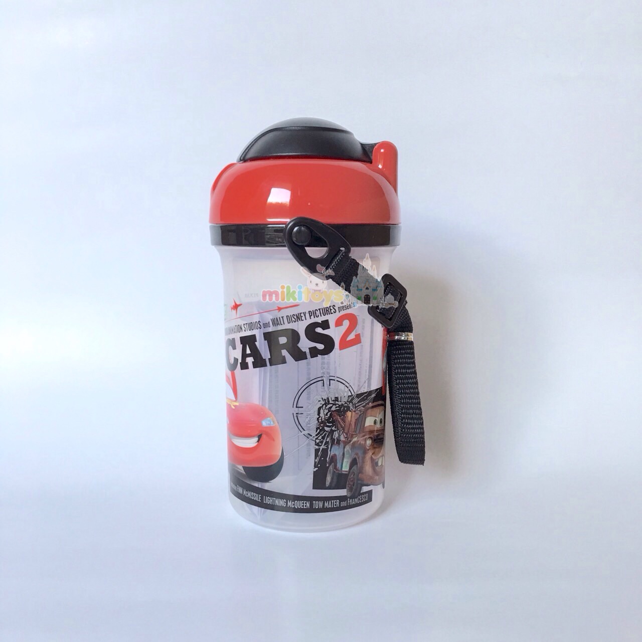 กระติกน้ำ Disney Cars คาร์ สีแดงดำ