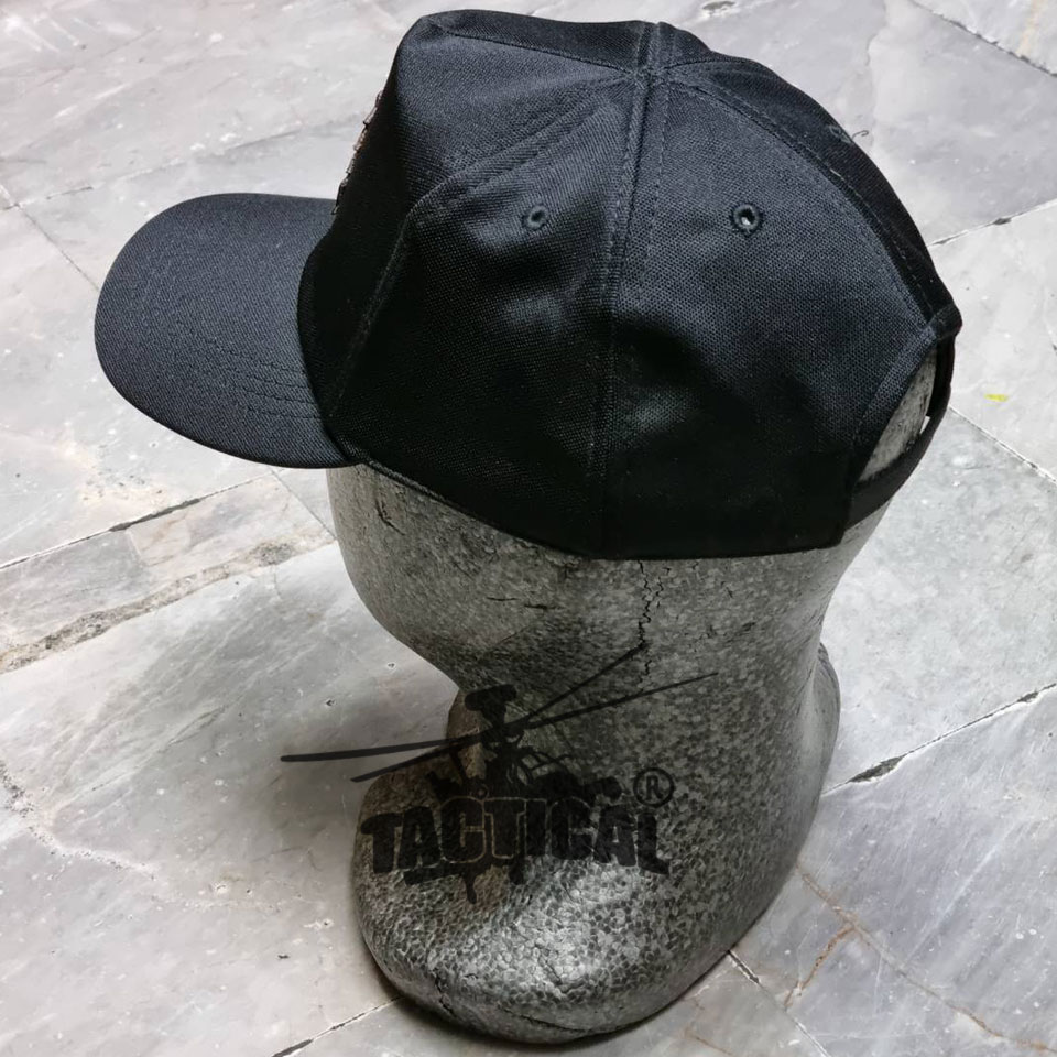 หมวกแก๊ป กากี 331 อปพร. หน้าเมตตาเข้ม ซิปหลัง