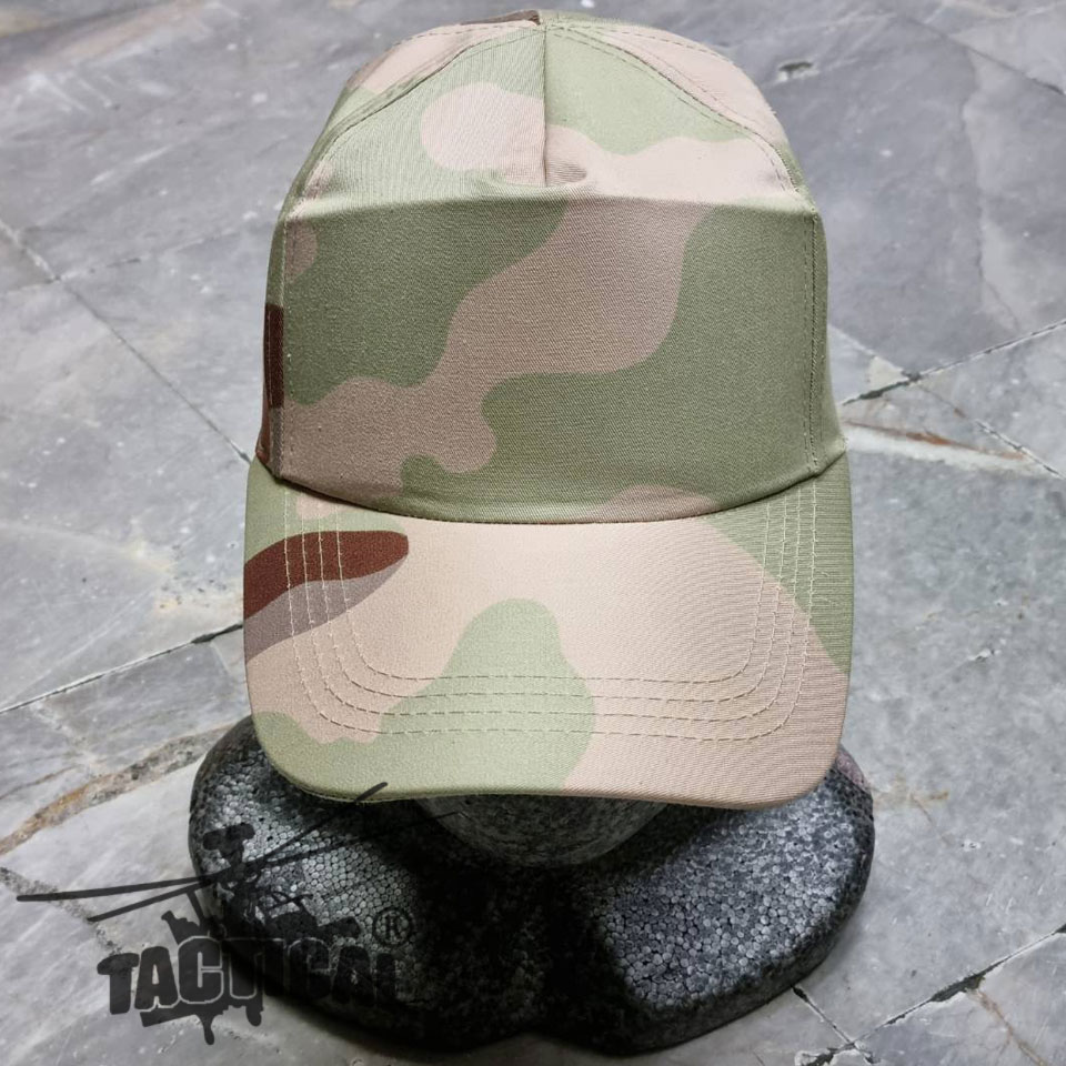 หมวกแก๊ป พรางทราย อส. ซิปหลัง