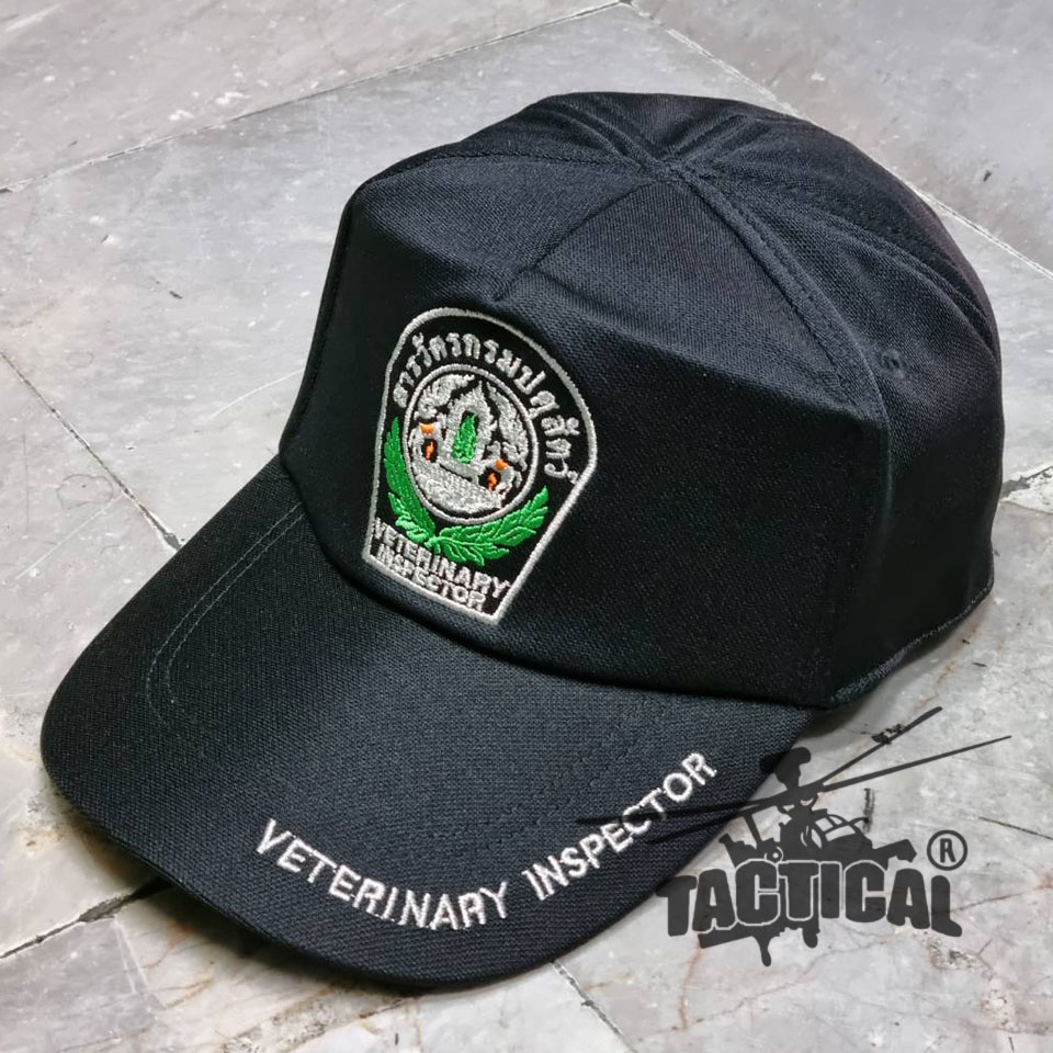 หมวกแก๊ป สารวัตรกรมปศุสัตว์ ซิปหลัง