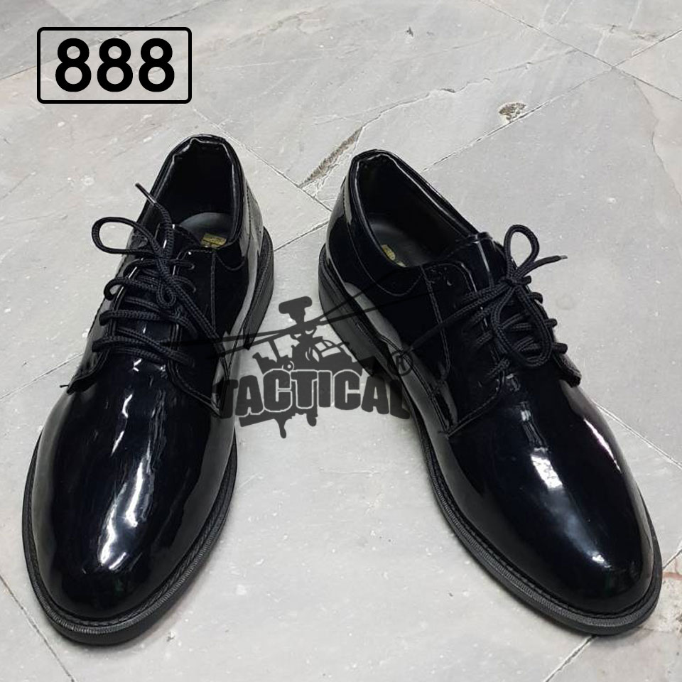 รองเท้าคัทชู ผูกเชือก หนังแก้ว 888