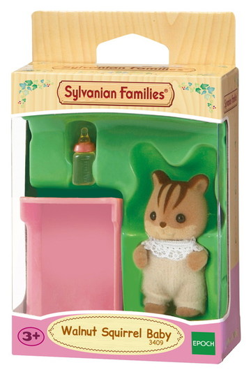 Sylvanian Families Walnut Squirrel Baby ครอบครัวซิลวาเนียน แฟมิลี่ เบบี้กระรอกวอลนัท