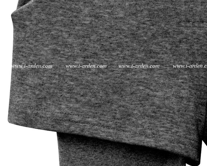 PreOrderคนอ้วน - กางเกง-เลคกิ้งกันหนาวแฟชั่น ไซส์ใหญ่ คนอ้วน ผ้าฝ้ายโพลิเอสเตอร์ไม่หนา ยืดเยอะ เป็น 2 ชิ้นติดกัน สี : ดำ / เทาเข้ม