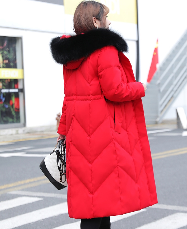 2324-0079 โค้ทยาวไซส์ใหญ่ ขนเป็ด เฟอร์ถอดได้ มีหลายสีนะคะ