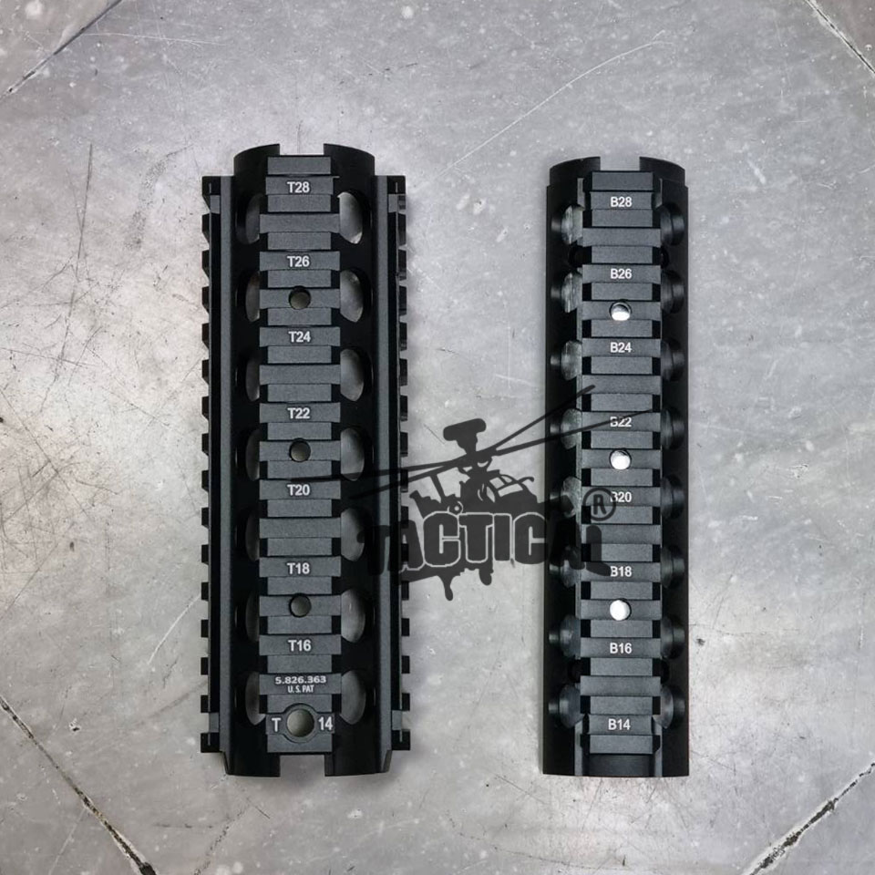 ชุดหน้า M4 CQB ระบบราง Picatinny 7 นิ้ว (มีแผ่นอลูมิเนียม)